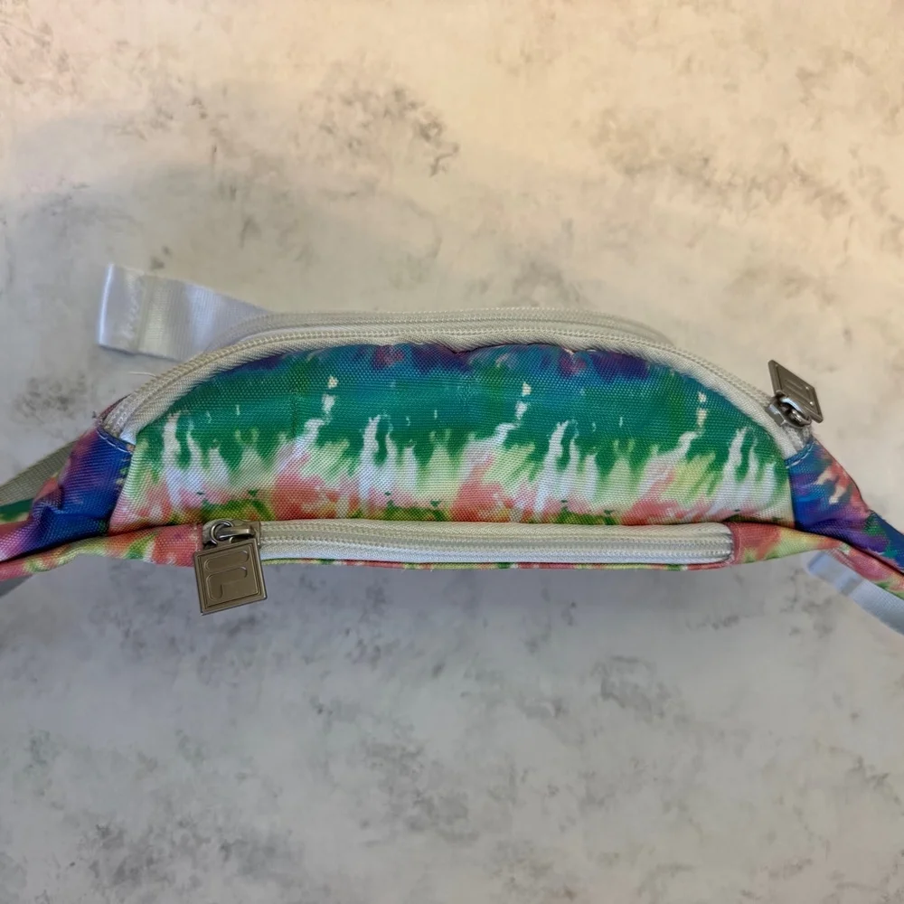 Fila Unisex Fanny Pack Belt Bag, OS, Multicolor Rainbow Tie Dye - Picture 3 of 8